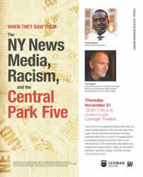 When They Saw Them: The New York News Media, Racism, and the Central Park Five
