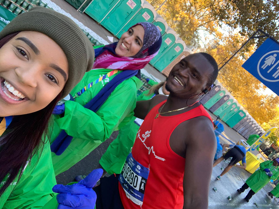 Photo of Lehman Students 2018 NYC Marathon