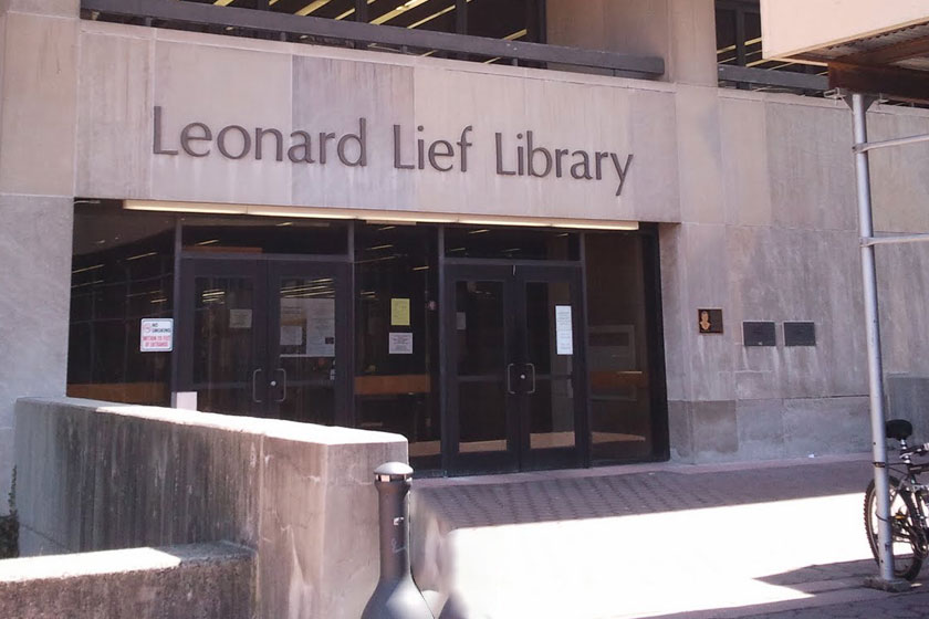The College Library is named in honor of President Emeritus Leonard Lief