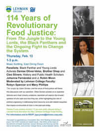 Panel Discussion: 114 Years of Revolutionary Food Justice