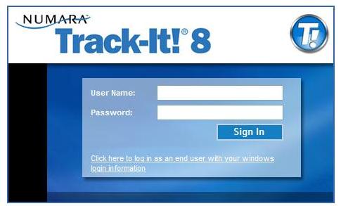 Track-IT! login