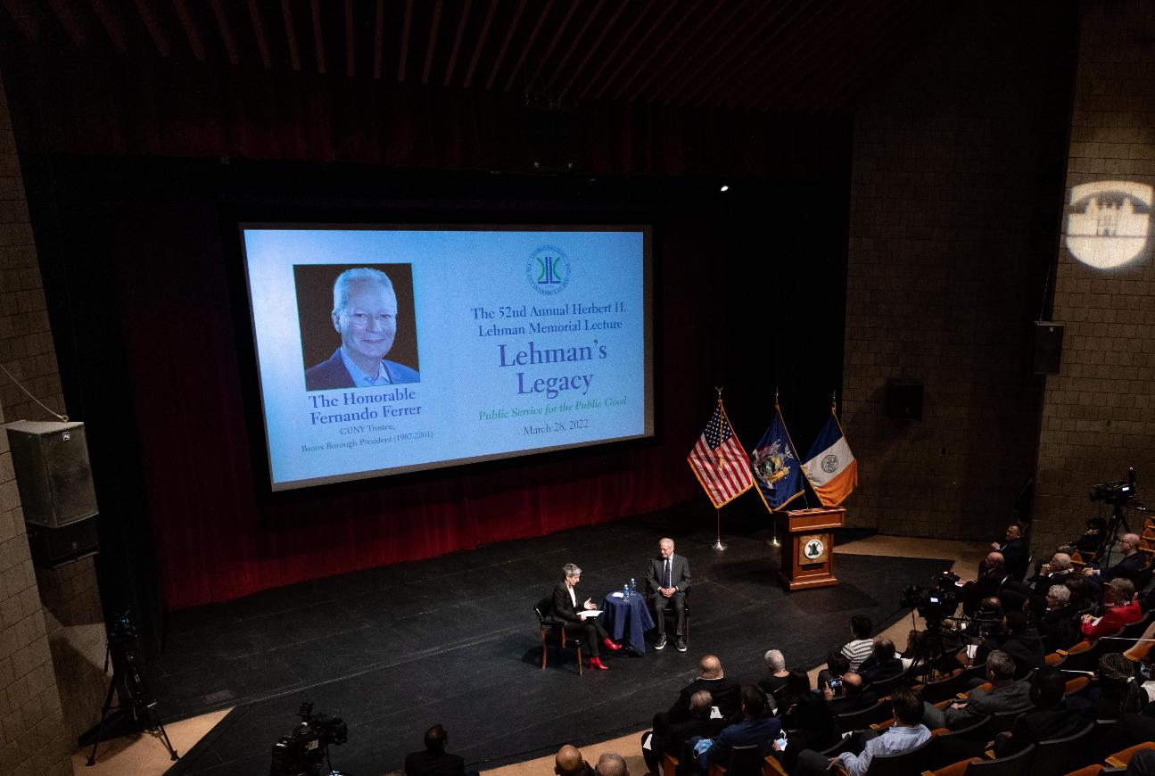 Lehman Lecture Fernando Ferrer