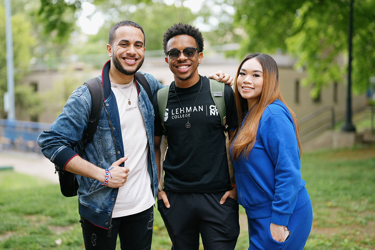 Photo of students smiling