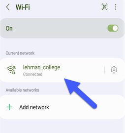 Connect to Wi-Fi using Android Device Step 4