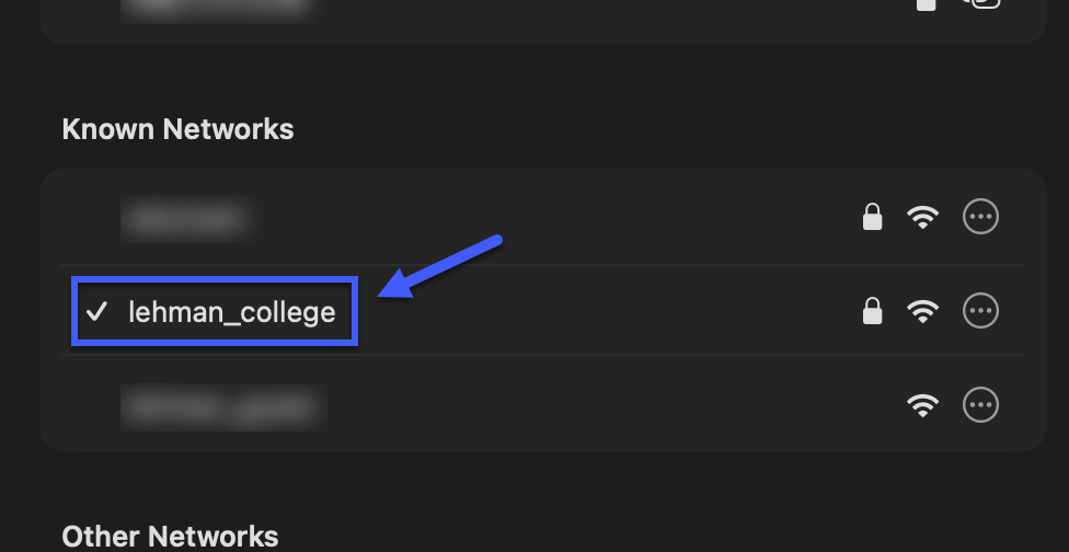Connect to Wi-Fi using MacOS - Step 6
