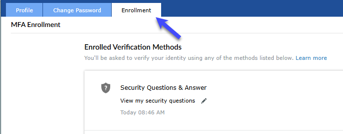 How to Update Your Lehman Login Account Security Questions - Step 3