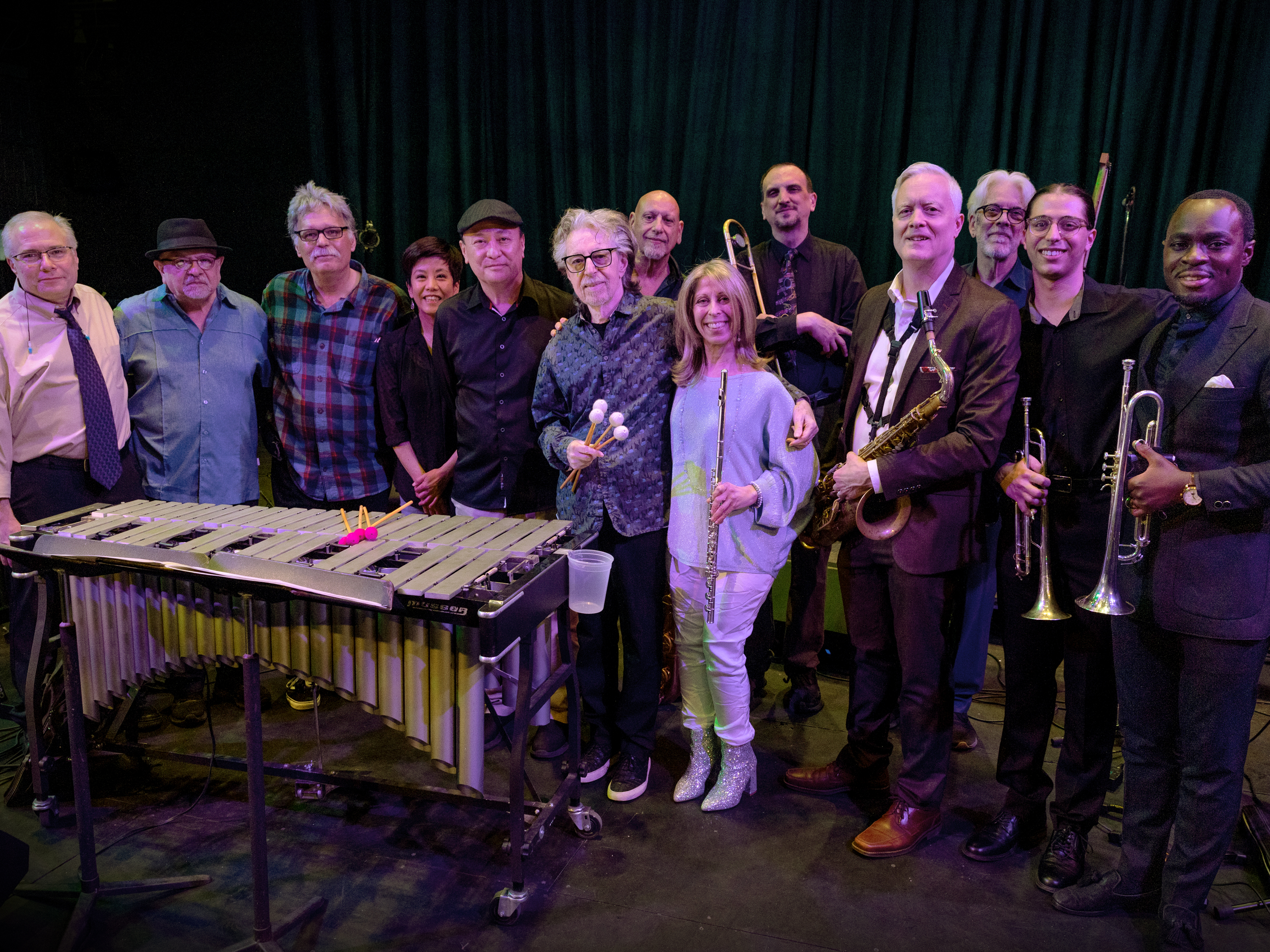 Photo of the Week: Alumni returned to the Studio Theatre last Friday to perform during the third and final night of The 2024 Johnny Pacheco Latin Music and Jazz Festival at Lehman College. 