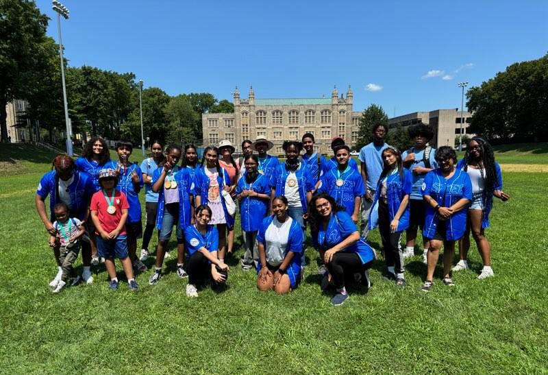 Lehman welcomed middle and high school students as part of the STEP Summer STEAM program. (Photo by Justin Colon)