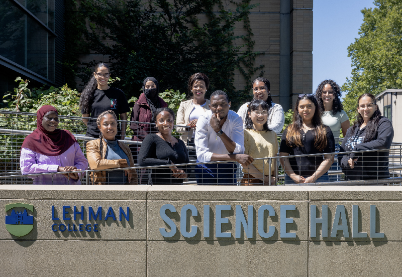 Students in Lehman's MCAT Academy celebrate at the end of the summer