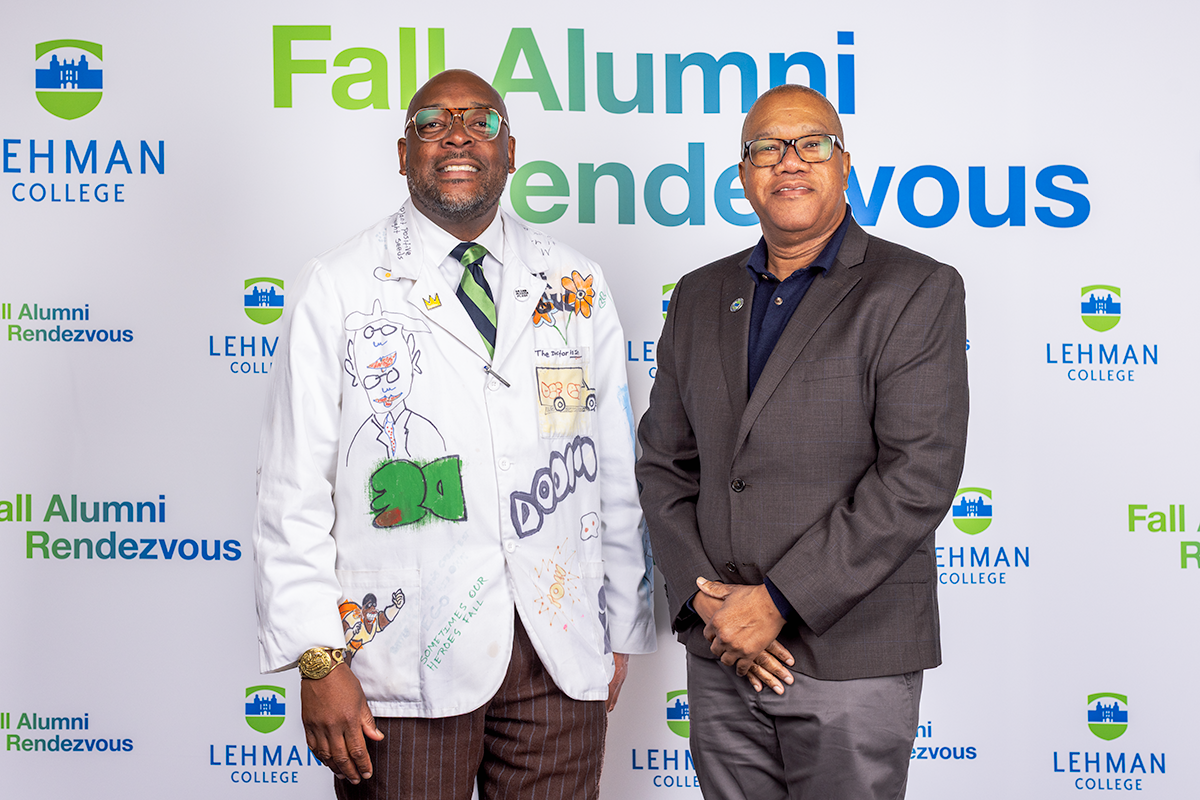 Director of Education at The Hip Hop Museum Dr. André Benito Mountain was a special guest at Lehman's Fall Alumni Rendezvous.