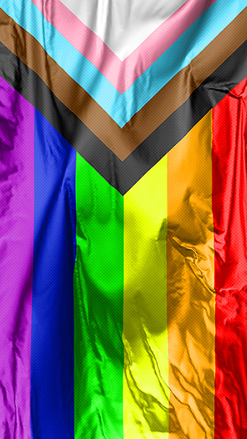 Flag representing Black and queer/cuir in the Americas
