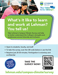 Lehman College Campus Climate Survey Signage-01