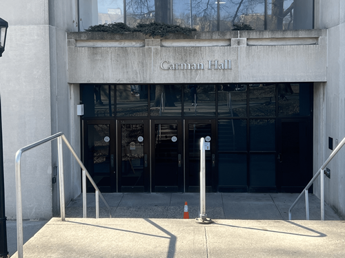 Carman Hall Outside Entrance 2