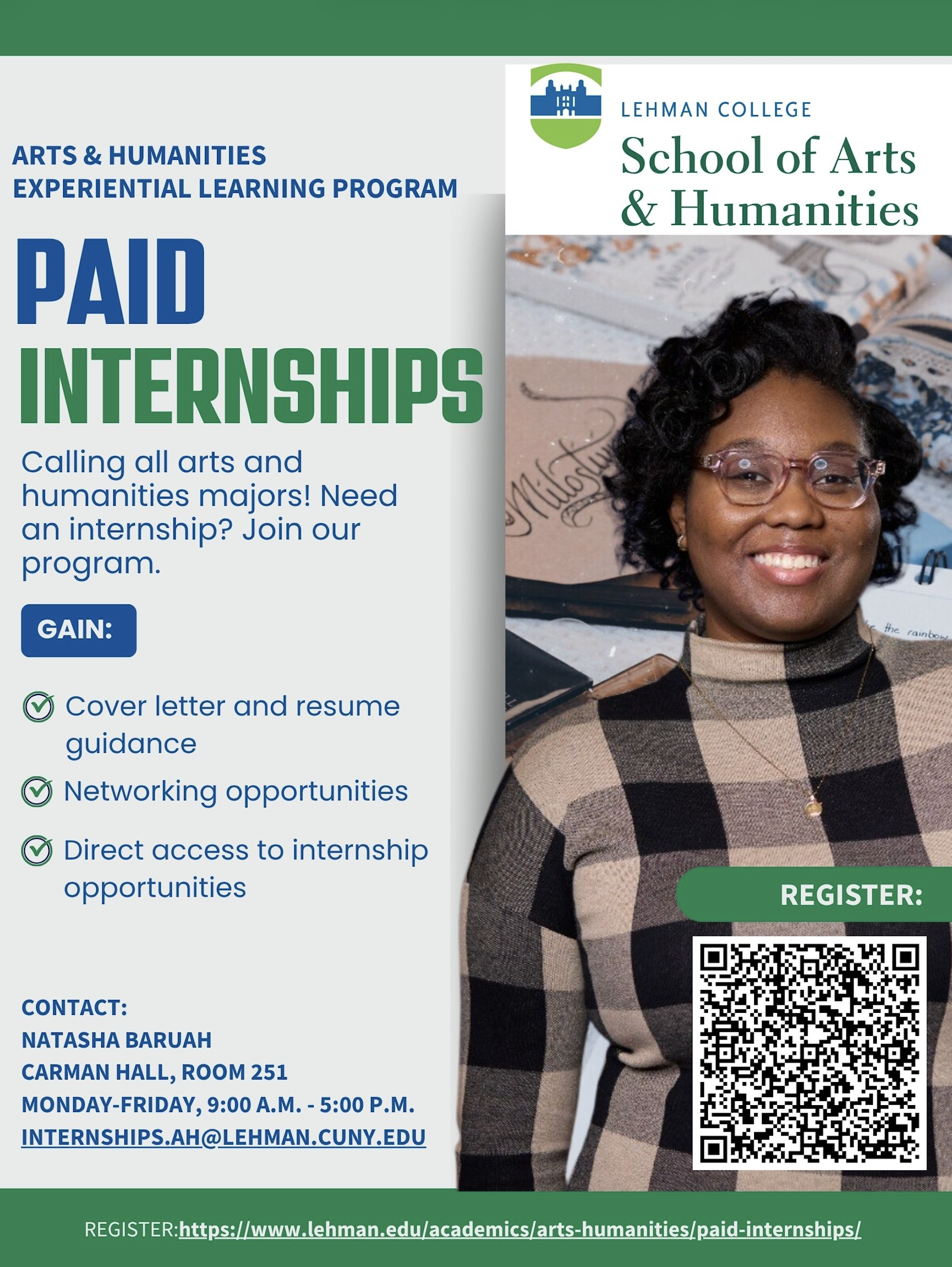 Flyer for college program