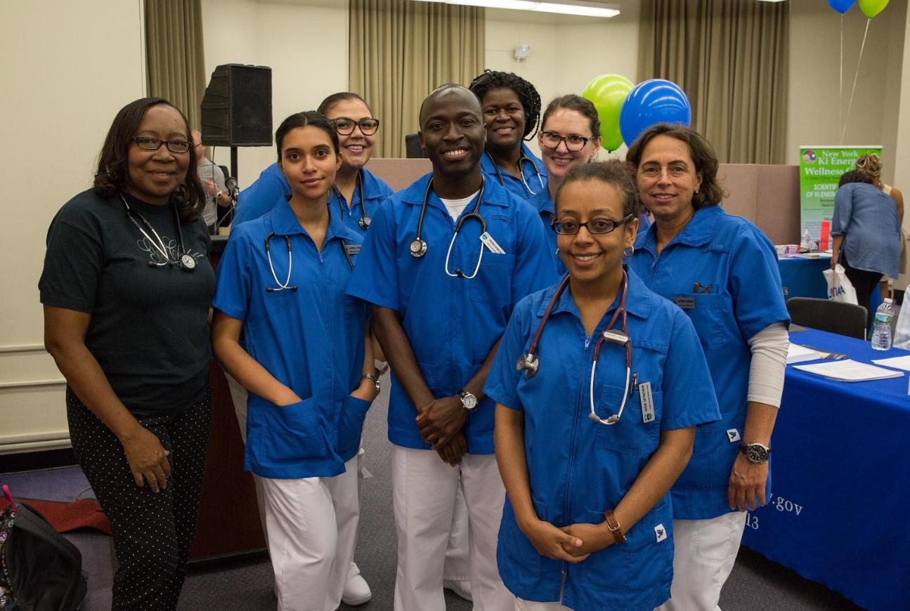 Student Working with the CUNY Institute of Health