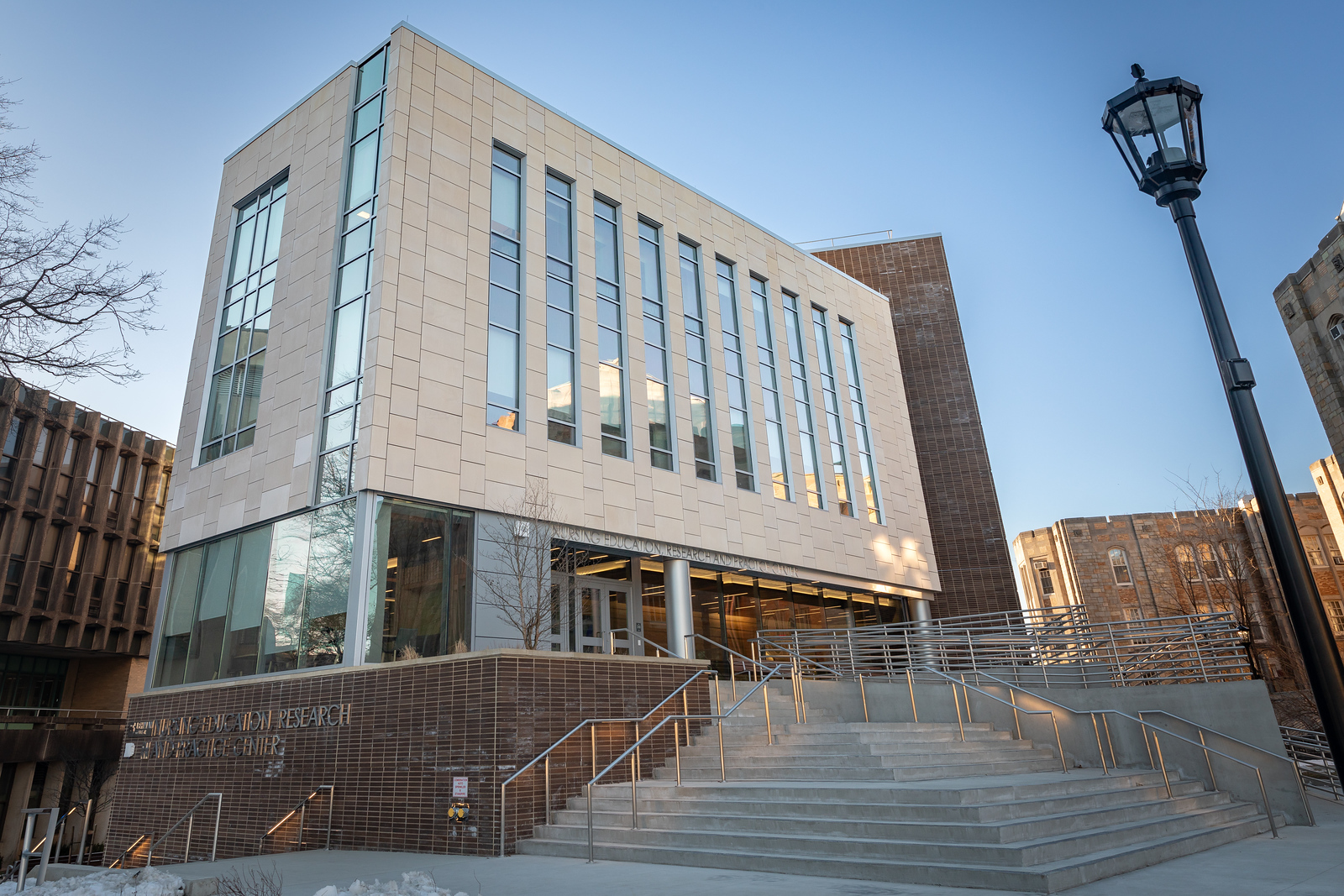 Nursing Building Sunny Outside