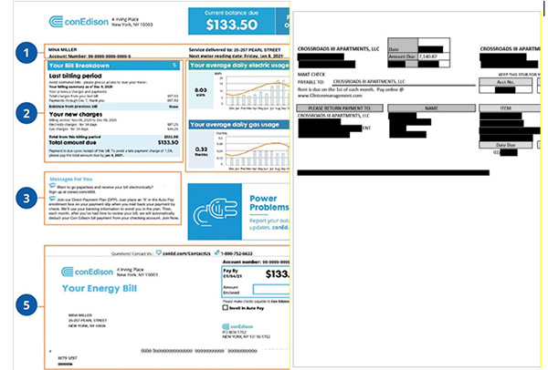 ConEd Bill Sample