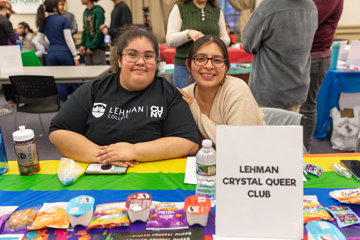 Photo of two members of LGBTQIA+ Resources