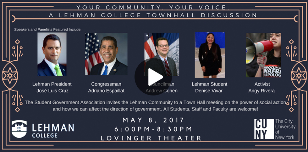 Lehman College Town Hall Video